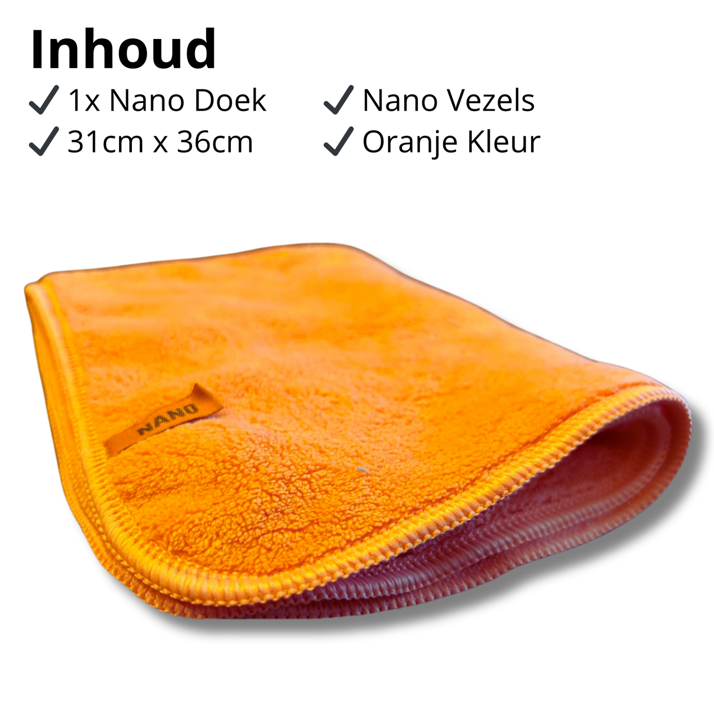 Reinigungstuch - Orange, 1 Stück