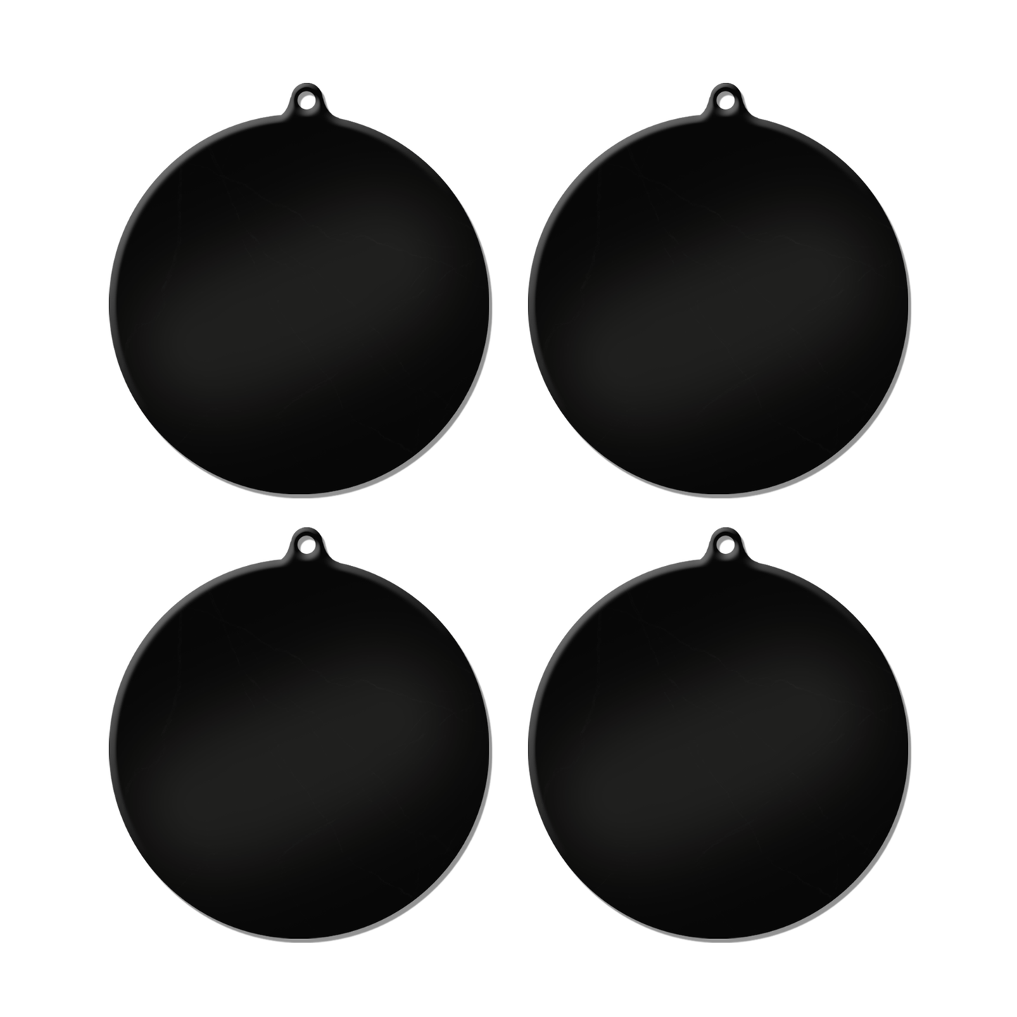 Inductie Beschermers - Zwart, 4 stuks