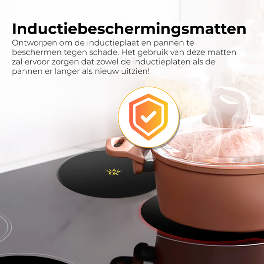 Inductie Beschermers - Zwart, Premium Kwaliteit