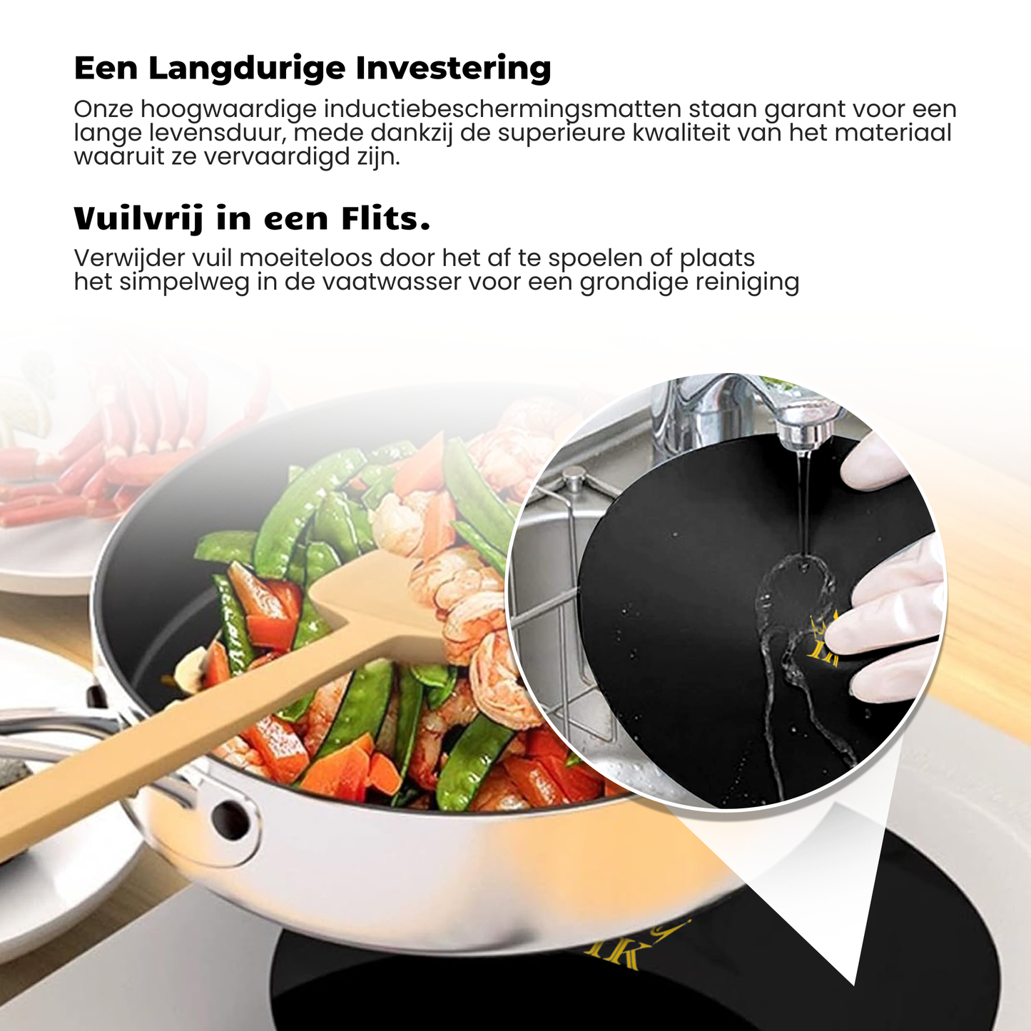 Induction Protectors - Black, Premium Quality