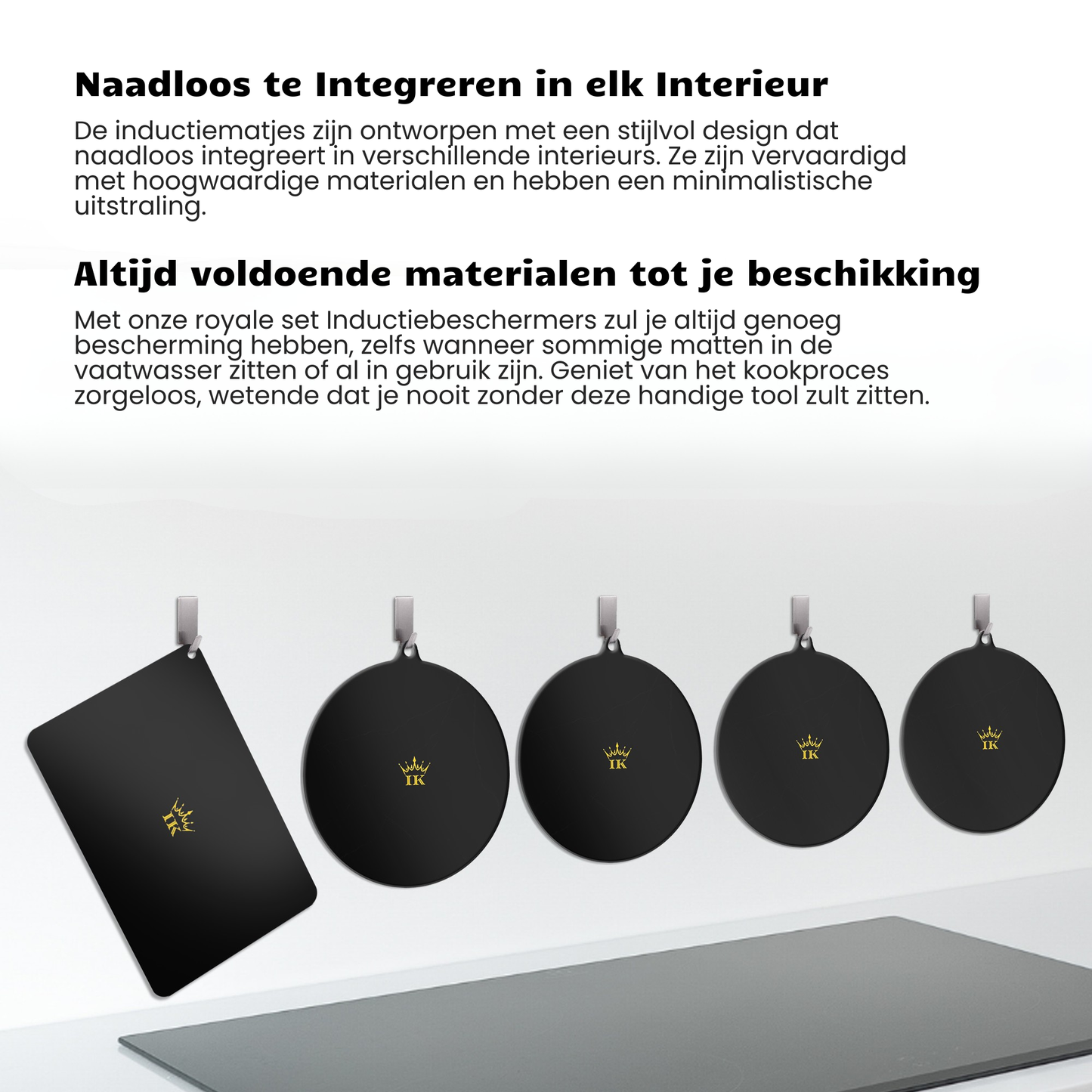 Induction Protectors - Black, Premium Quality