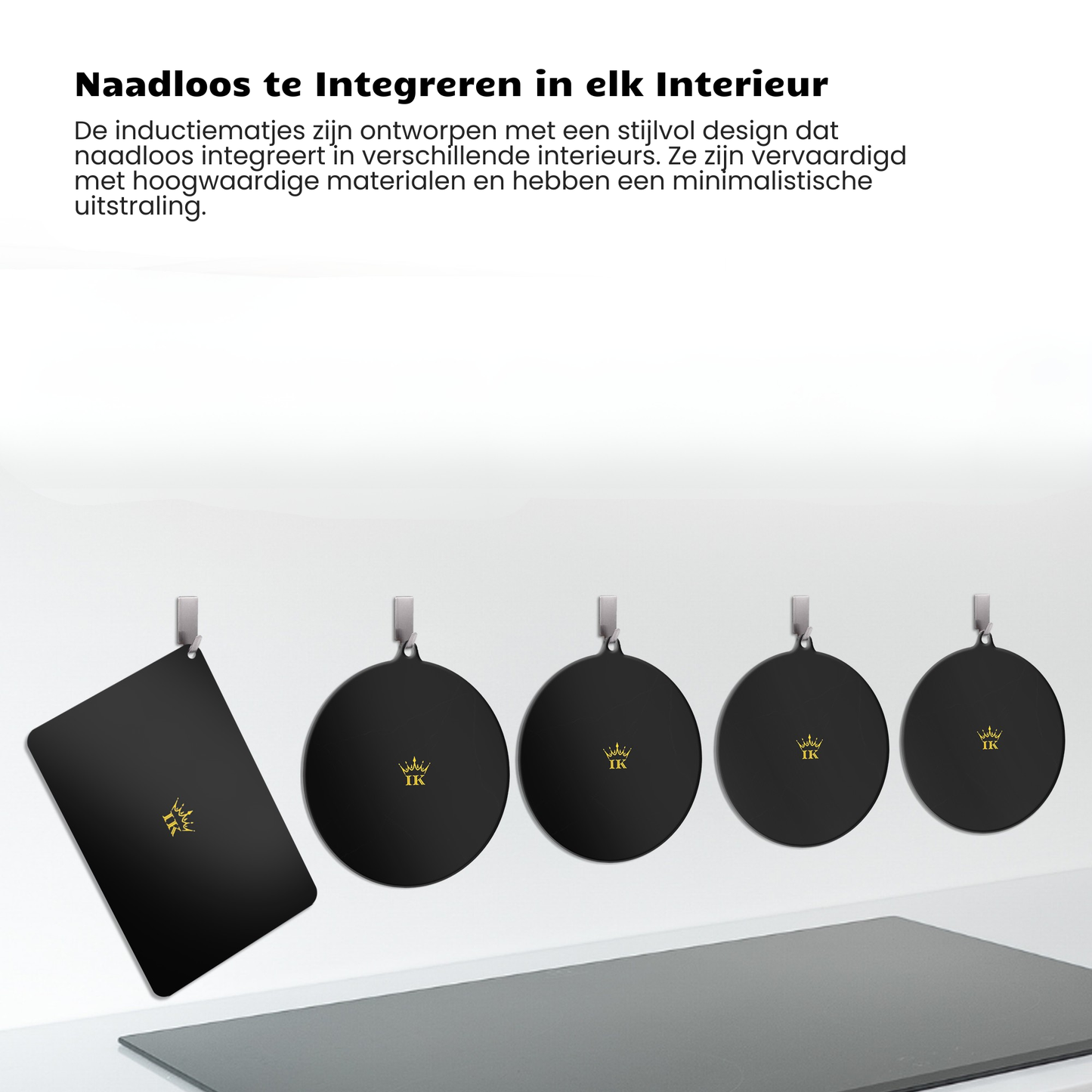 Inductie Beschermers - Zwart, Premium Kwaliteit