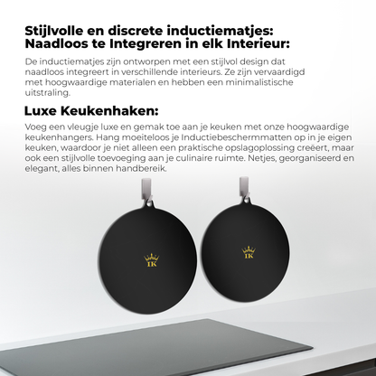 Inductie Beschermers - Zwart, Premium Kwaliteit