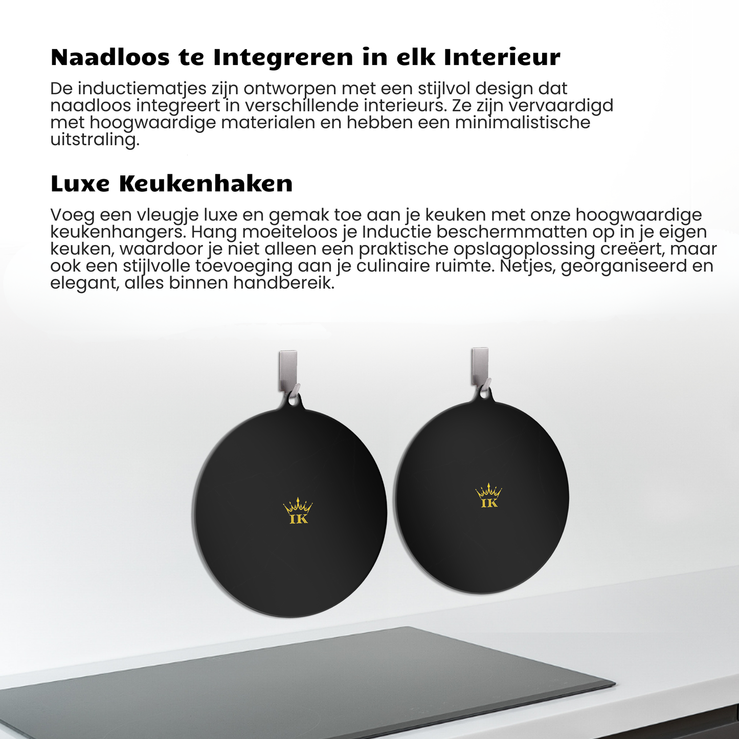 Inductie Beschermers - Zwart, Premium Kwaliteit