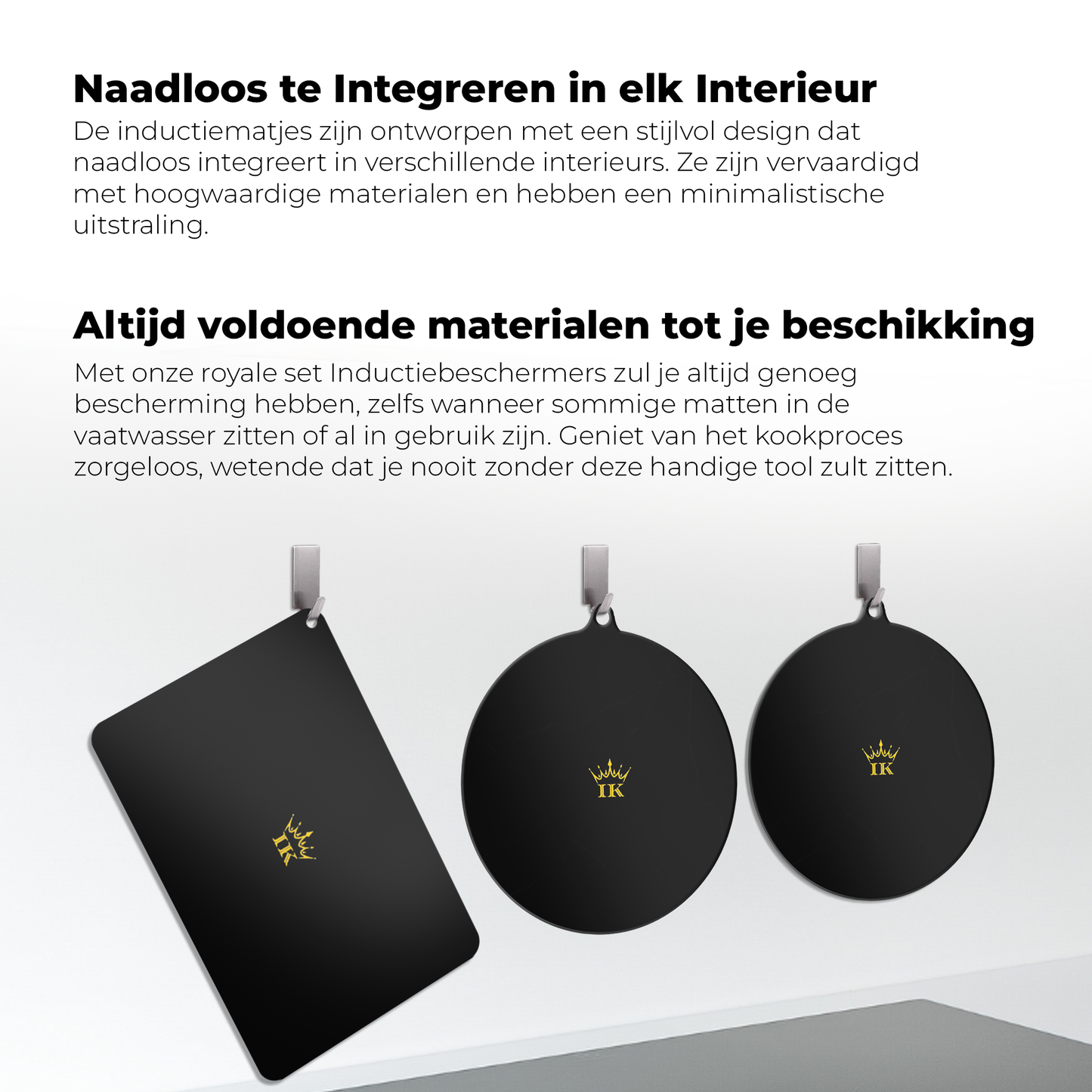 Inductie Beschermers - Zwart, Premium Kwaliteit