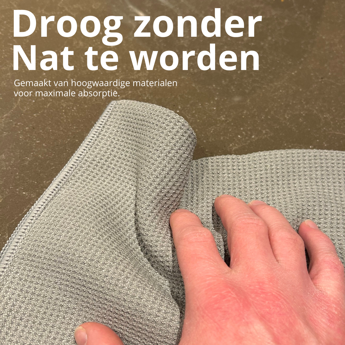Premium Droogdoek - Grijs, 1 stuk