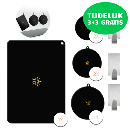 Inductie Beschermers - Zwart, Premium Kwaliteit