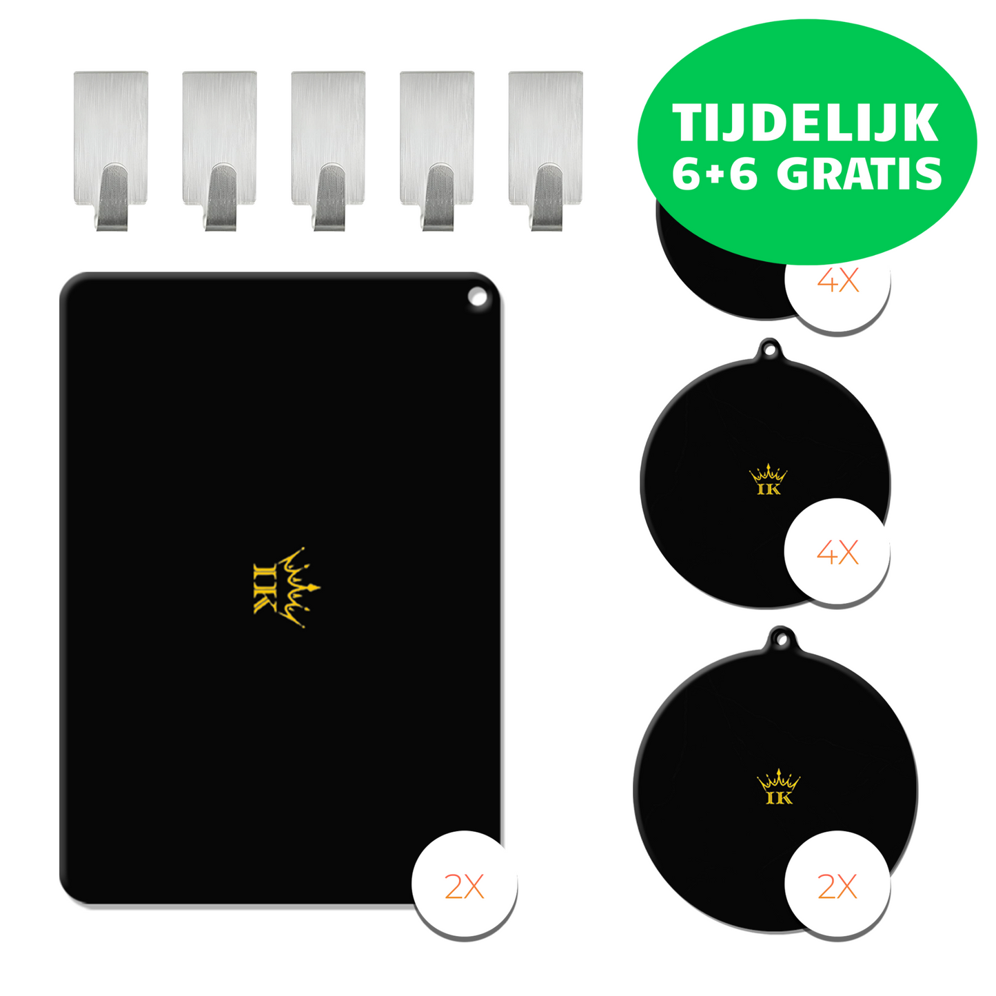 Inductie Beschermers - Zwart, Premium Kwaliteit