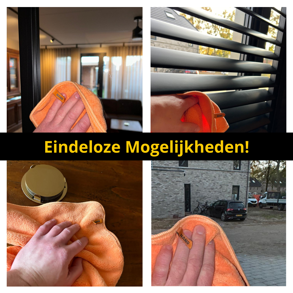 Schoonmaakdoek - Oranje, 1 stuk