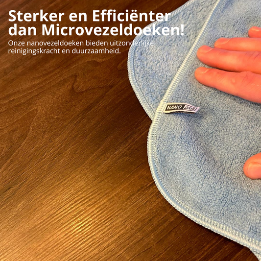 Schoonmaakdoeken - Blauw, 10 stuks