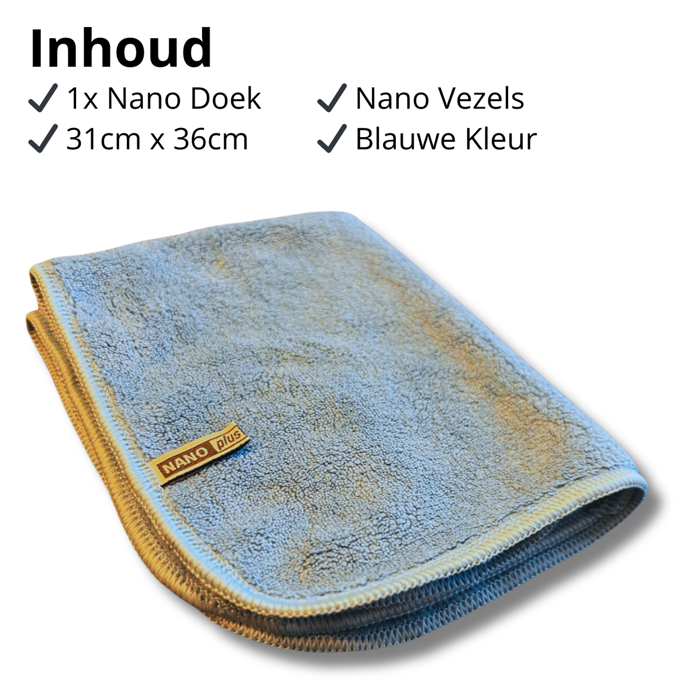 Schoonmaakdoek - Blauw, 1 stuk