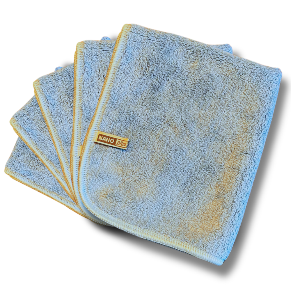Schoonmaakdoeken - Blauw, 5 stuks