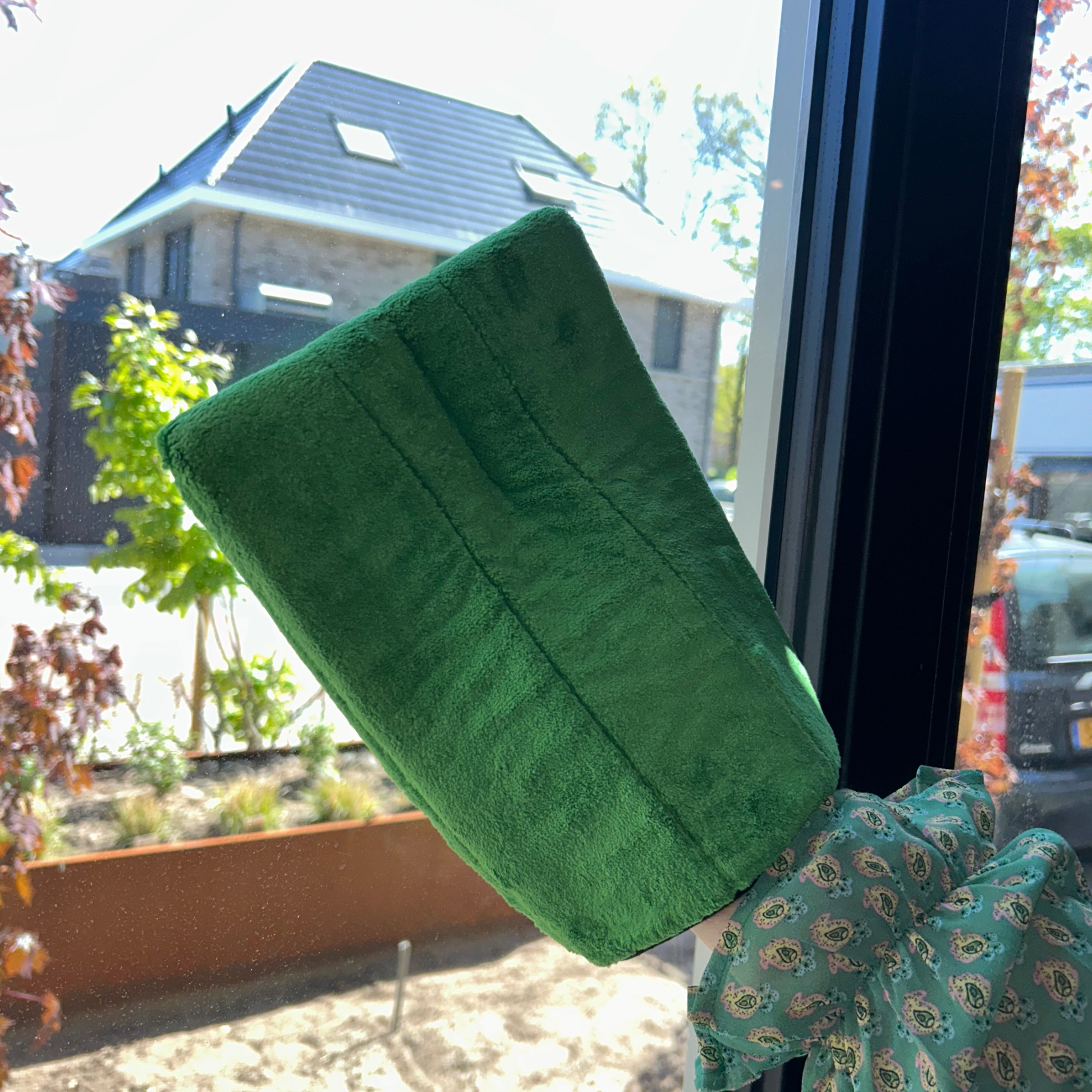Schoonmaakdoek in washandschoen van NanoPro XL voor schoonmaken