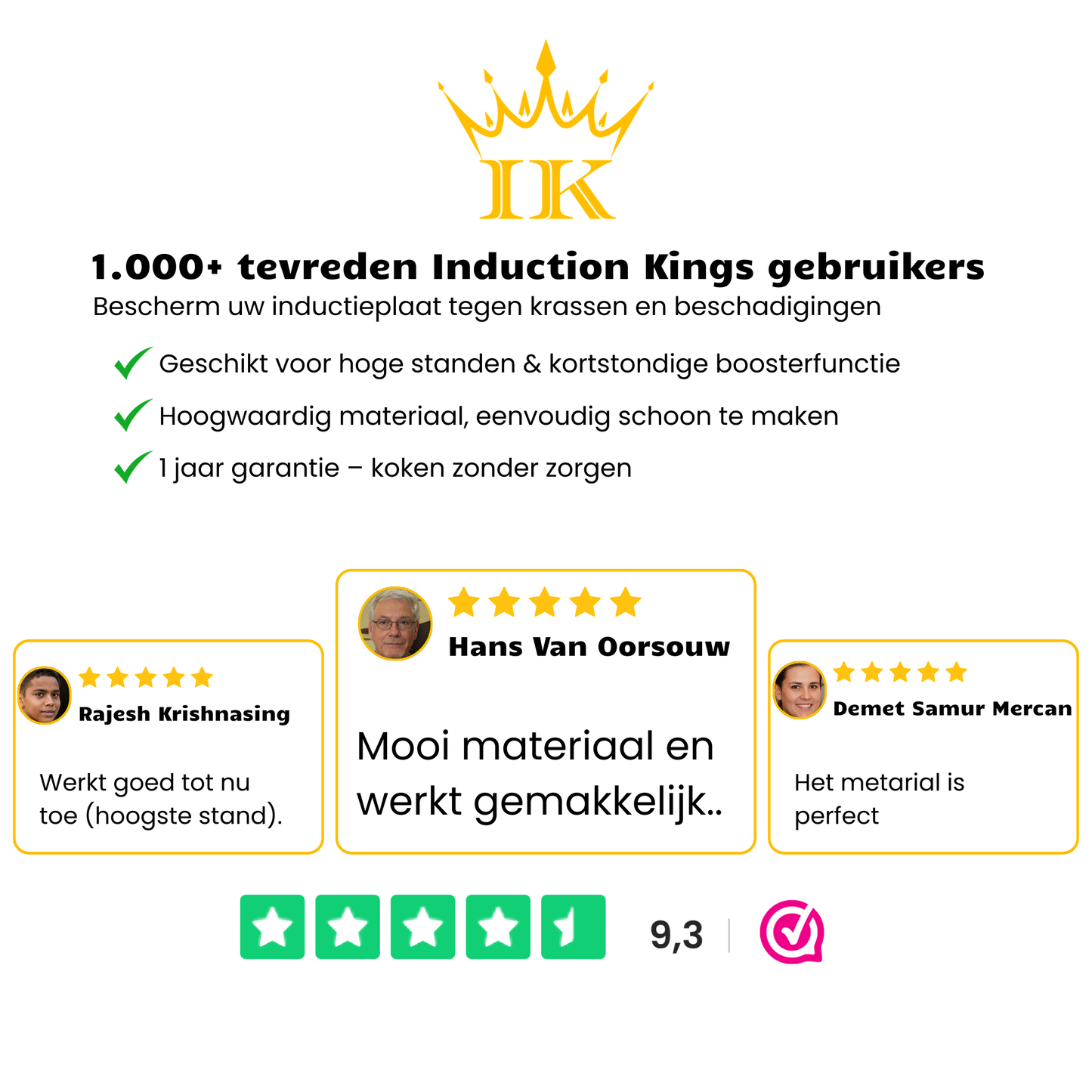 Inductie Onderhoudspakket Bescherming & Reiniging