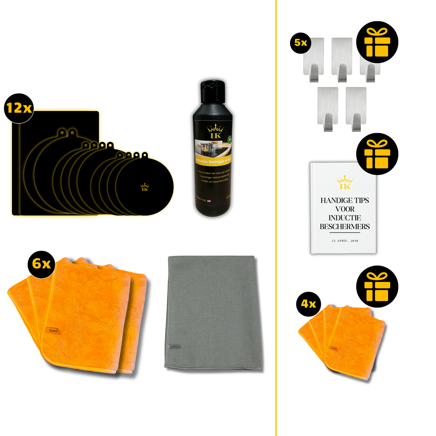 Induktions-Wartungspaket Schutz & Reinigung